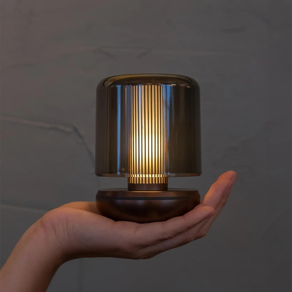 Humble Firefly Table Lamp - Bronze & Smoked Glass