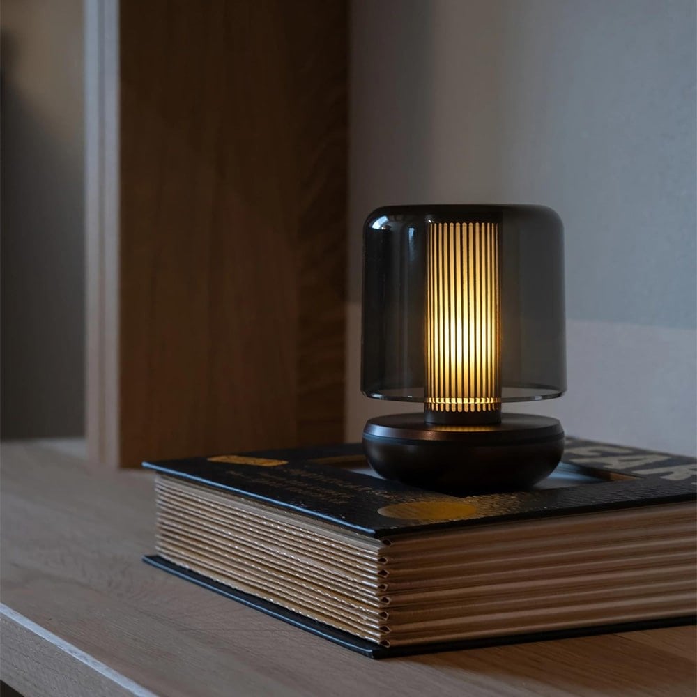 Humble Firefly Table Lamp - Bronze & Smoked Glass