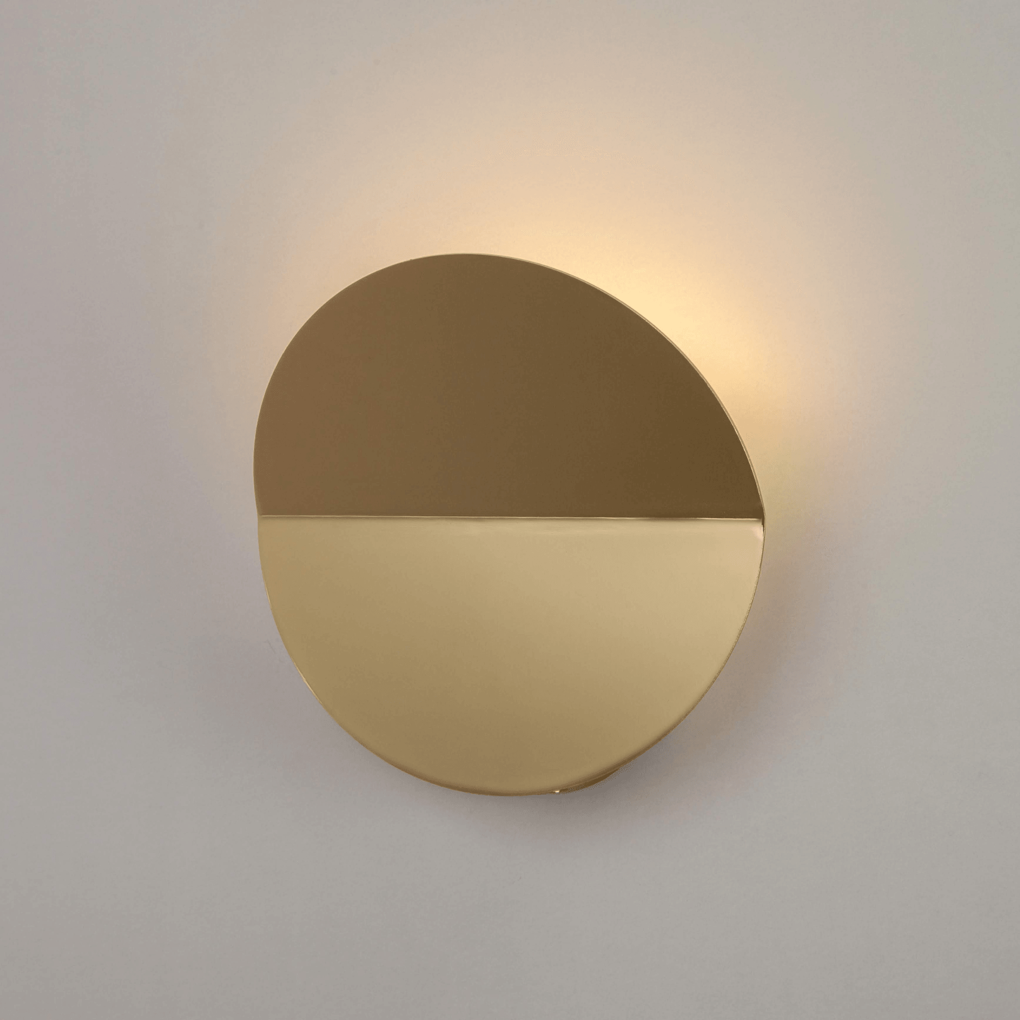 houseof. Round Diffuser Wall Light - Brass