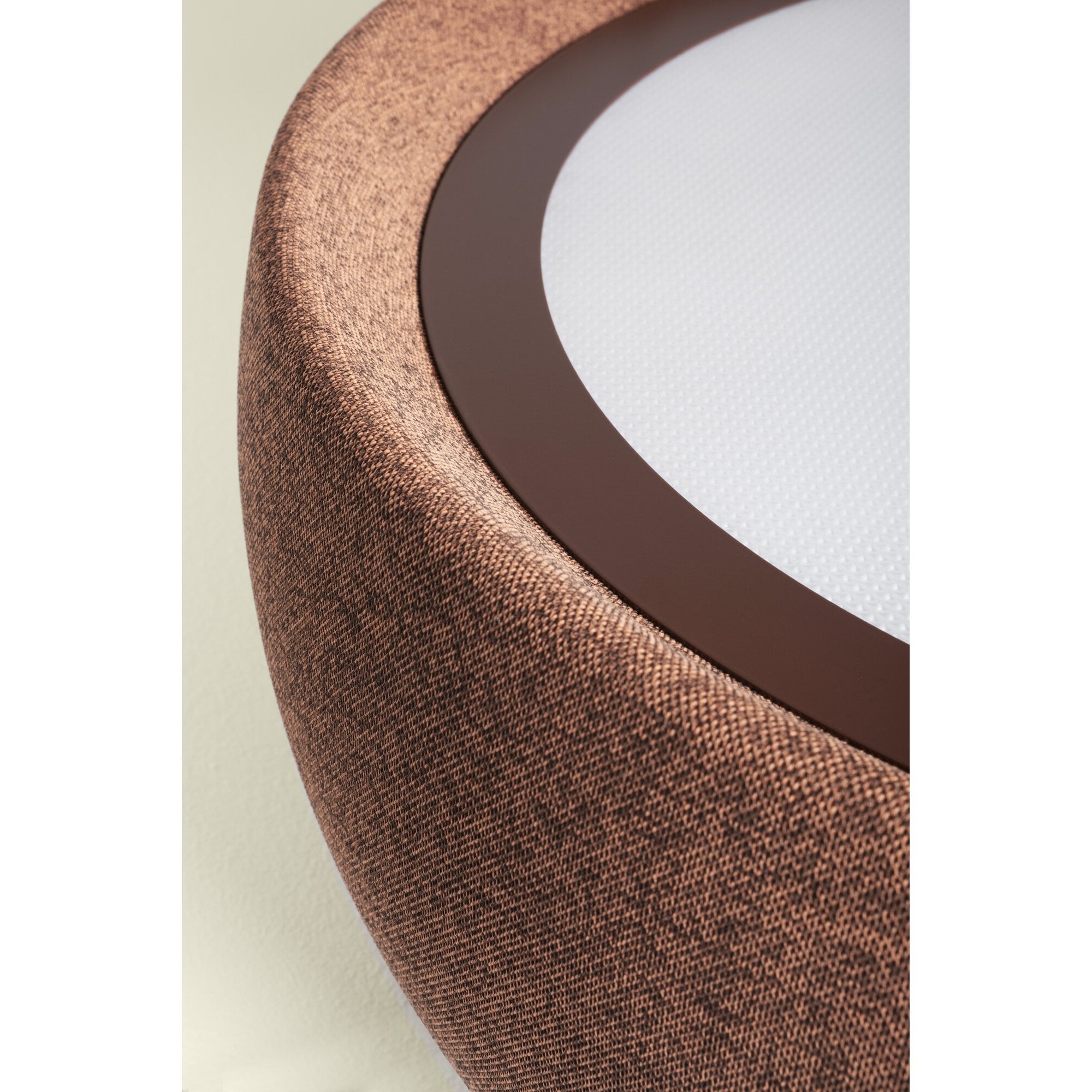 LedsC4 Gong Flush Ceiling Light - Speckled Terracotta