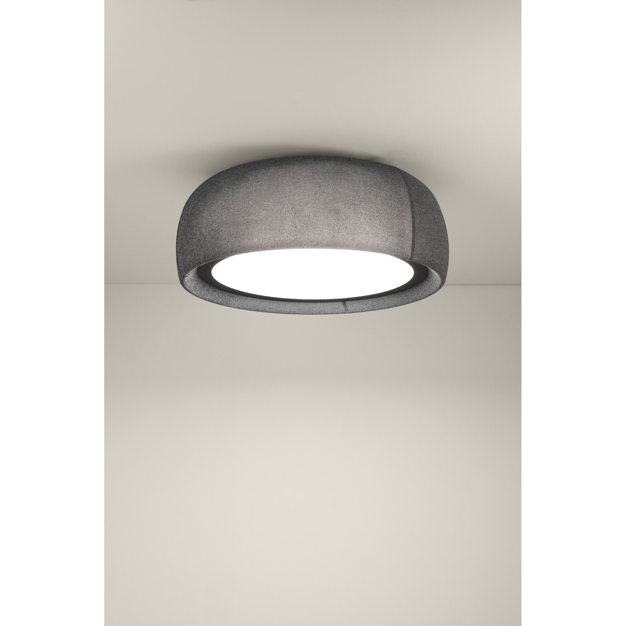 LedsC4 Gong Flush Ceiling Light - Speckled Taupe