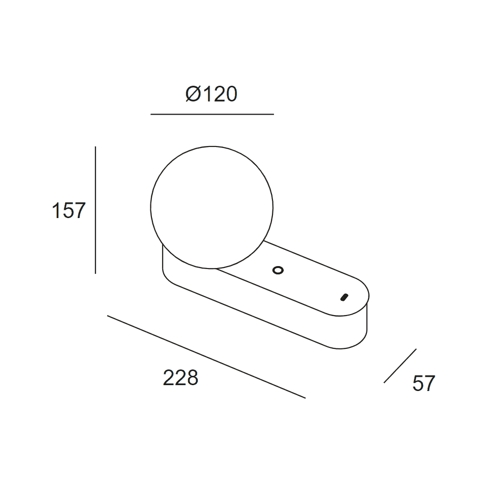 LedsC4 Perlina Table Lamp - Black