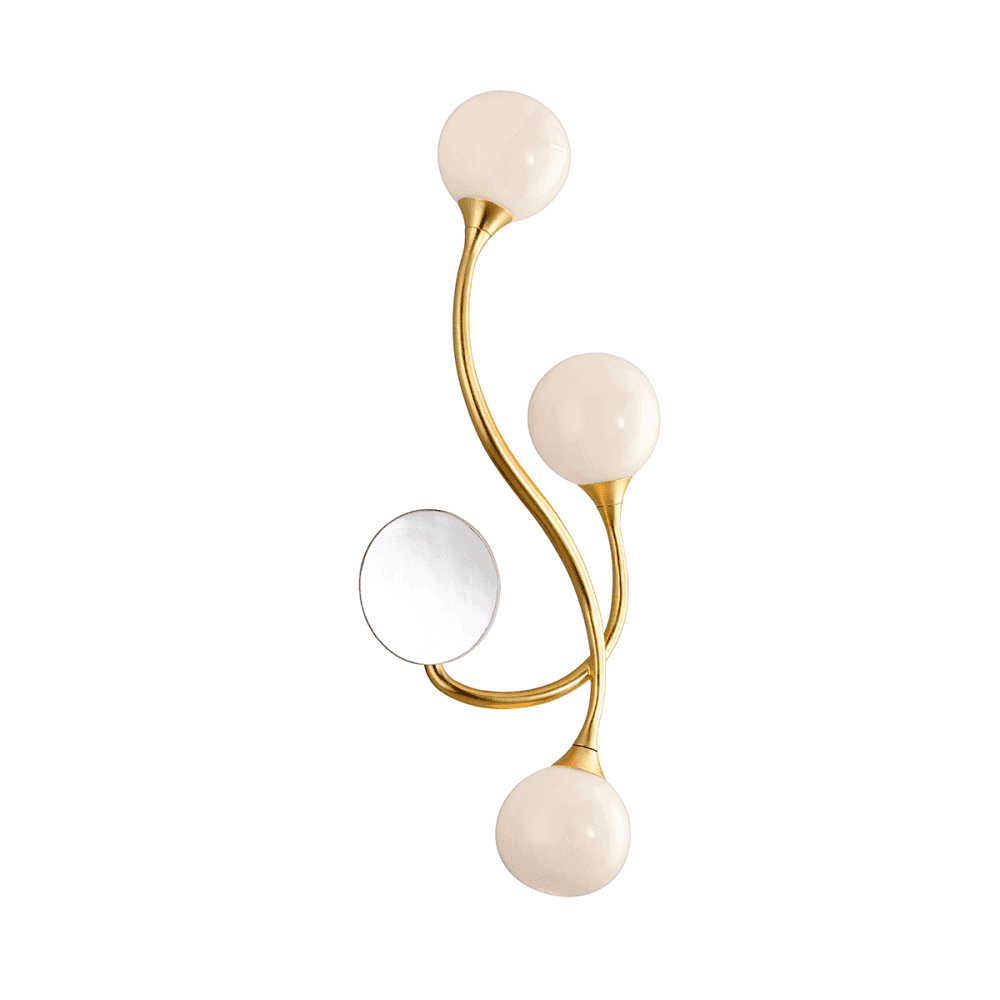 Corbett Signature 3 Light Wall Sconce Light - Gold Leaf