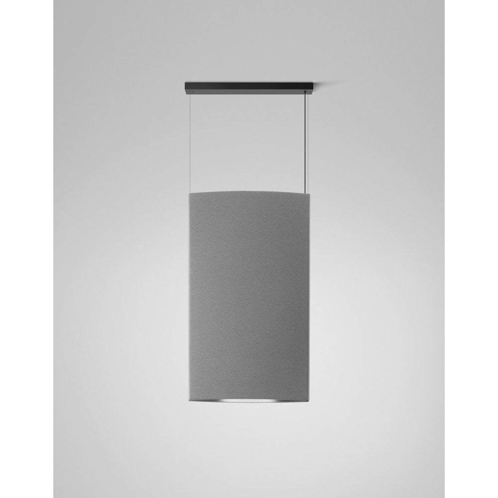 Bover Noren S/72 Rectangular Acoustic Pendant - Light Grey