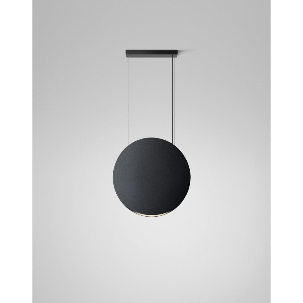 Bover Noren S/85 Small Round Acoustic Pendant - Dark Grey