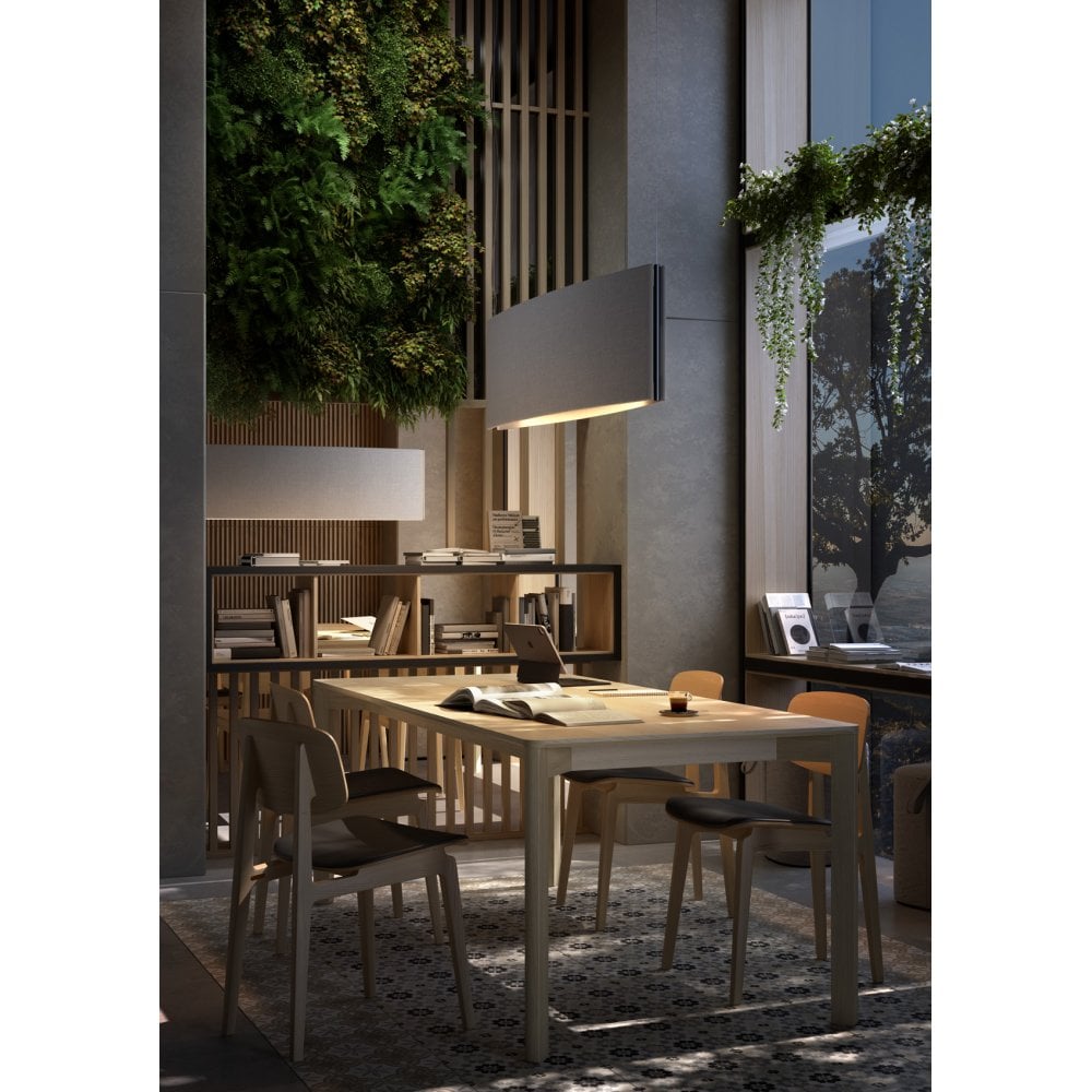 Bover Noren S/123 Narrow 123cm Linear Acoustic Pendant - Dark Grey