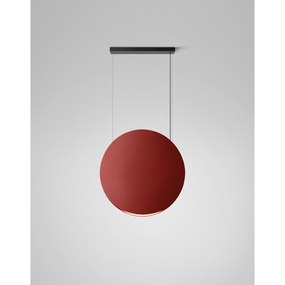 Bover Noren S/100 Large Round Acoustic Pendant - Terracotta
