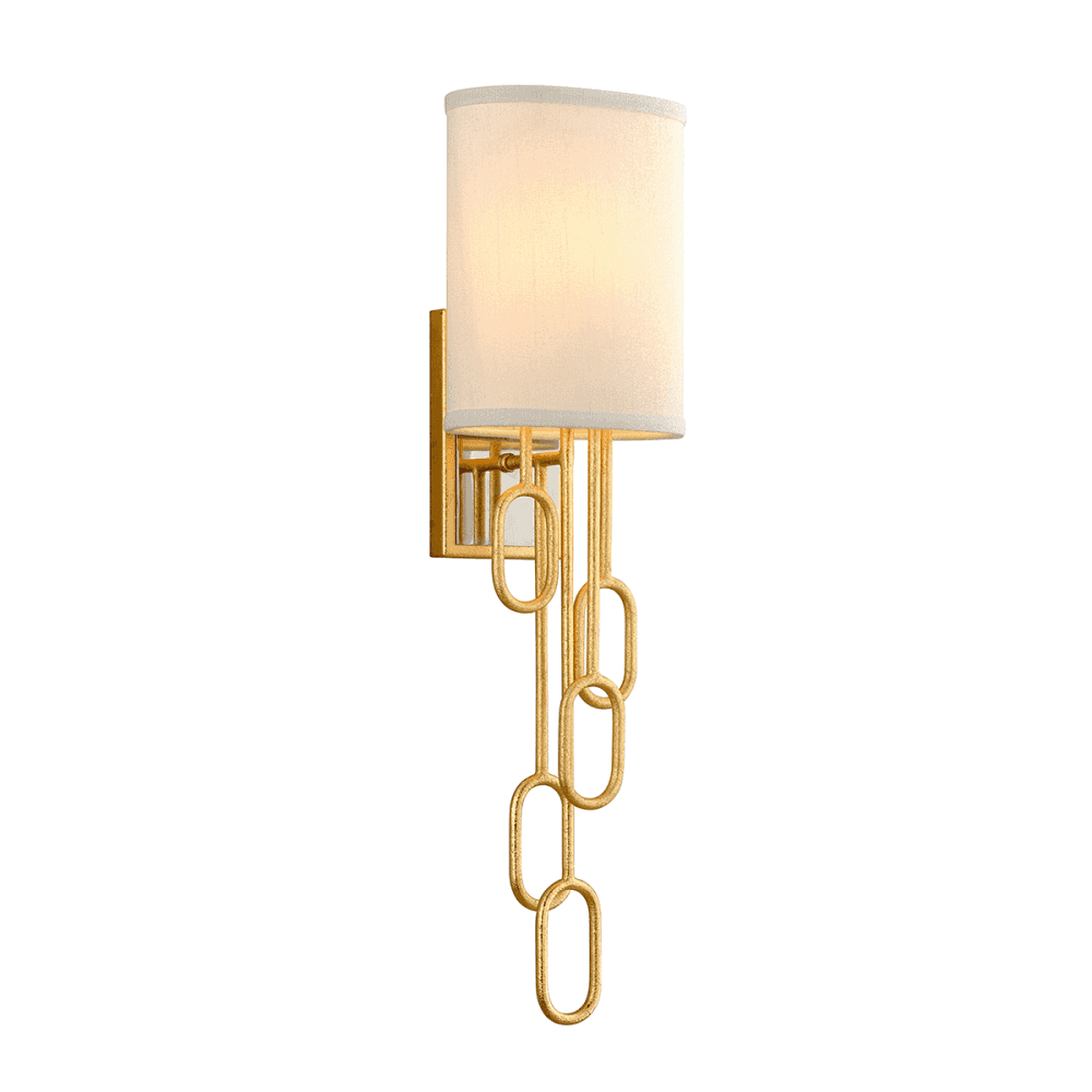 Corbett Halo 1 Light Wall Sconce Light - Gold Leaf