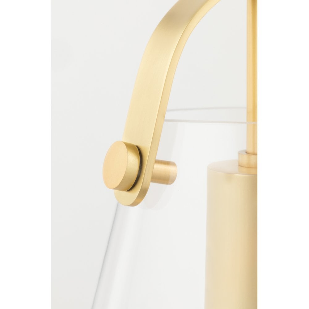 Mitzi Karin 1 Light Large Pendant - Aged Brass