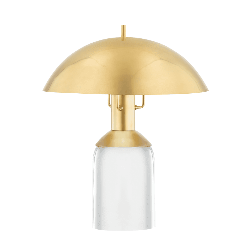 Hudson Valley Bayside 1 Light Large Table Lamp - Aged Brass