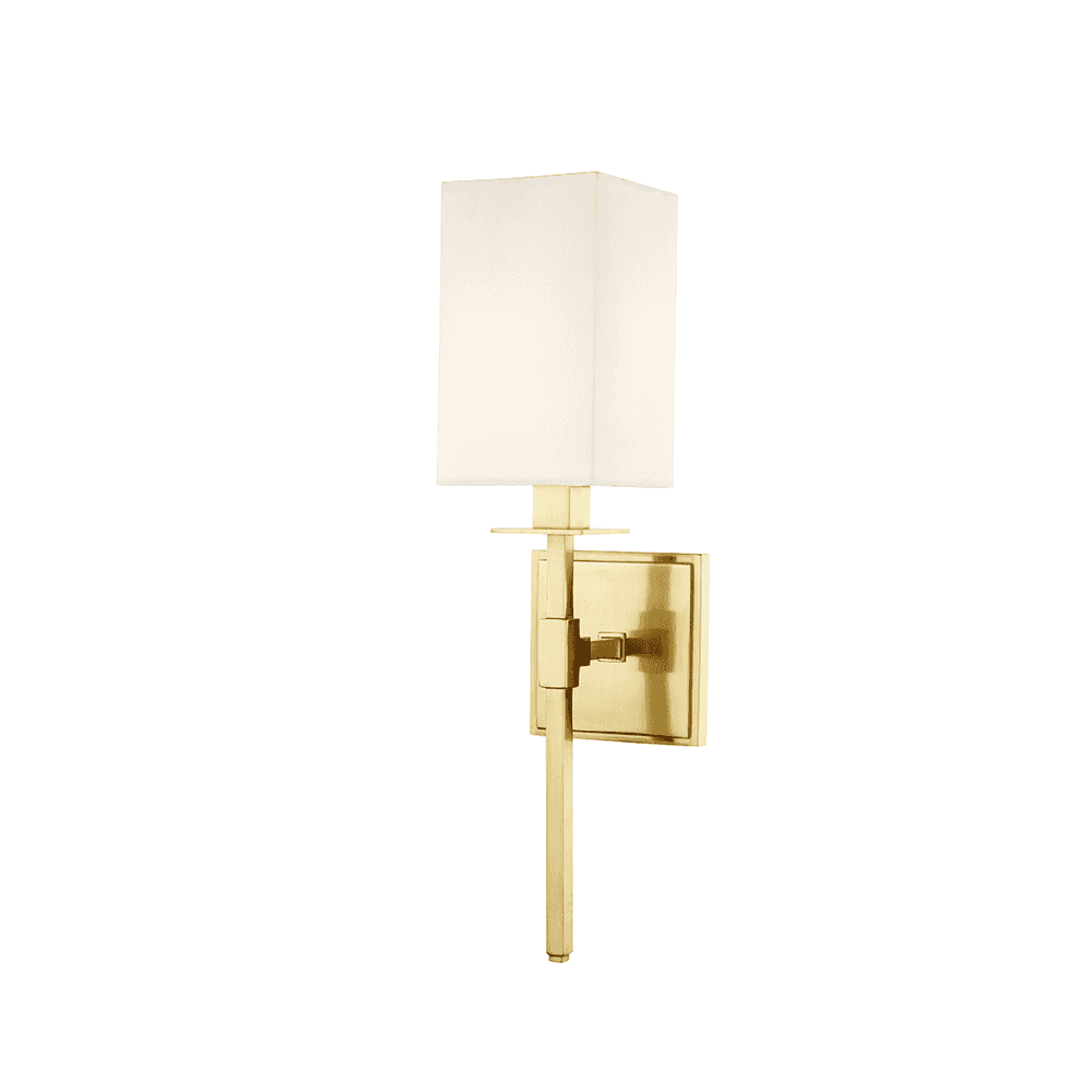 Hudson Valley Taunton 1 Light Wall Sconce Light - Aged Brass