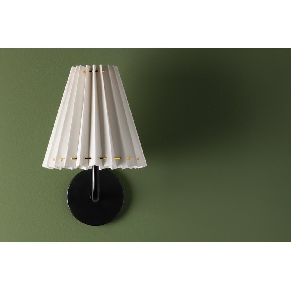 Mitzi Demi 1 Light Curved Wall Sconce Light - Soft Black