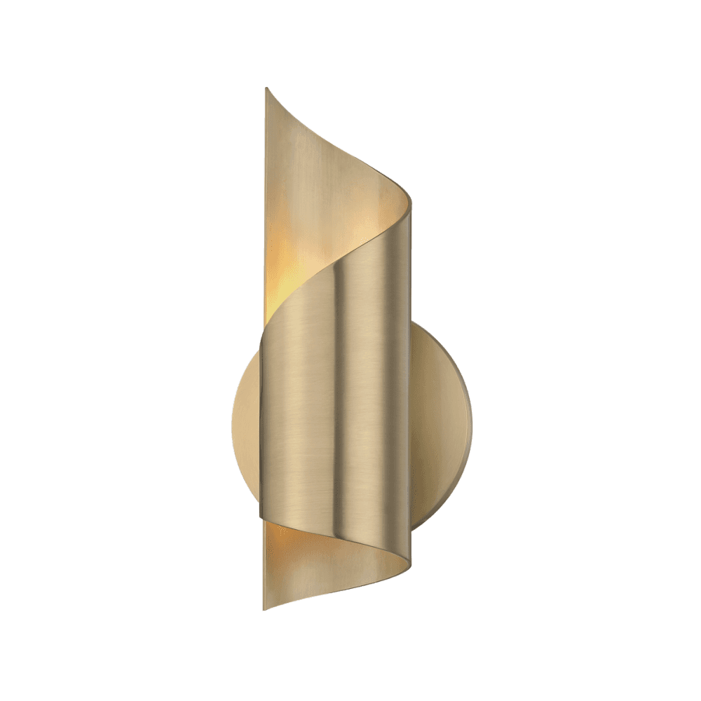Mitzi Evie 1 Light Wall Sconce Light - Aged Brass