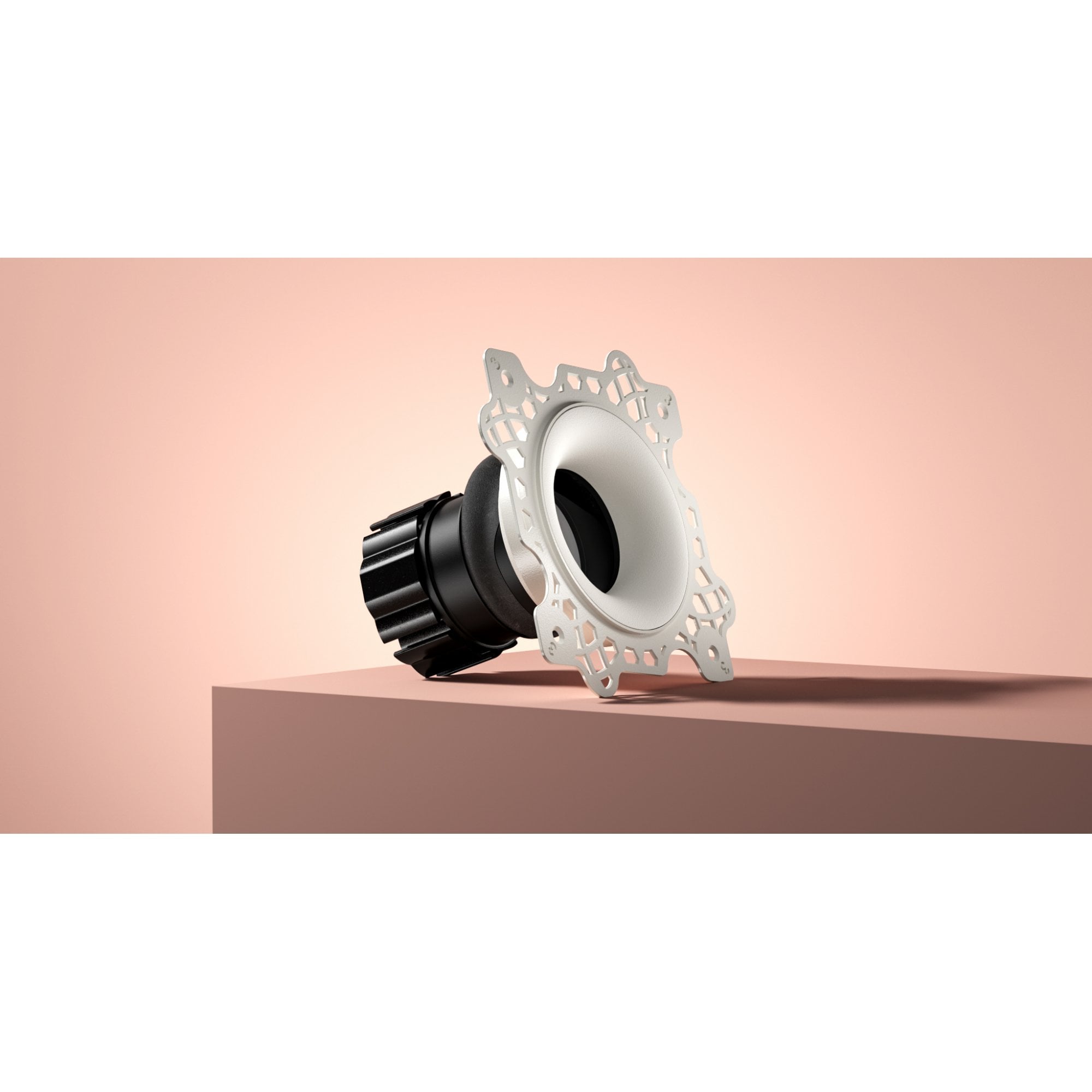 Orluna Camber Adjustable Curved Downlight - Trimless All Purpose Use