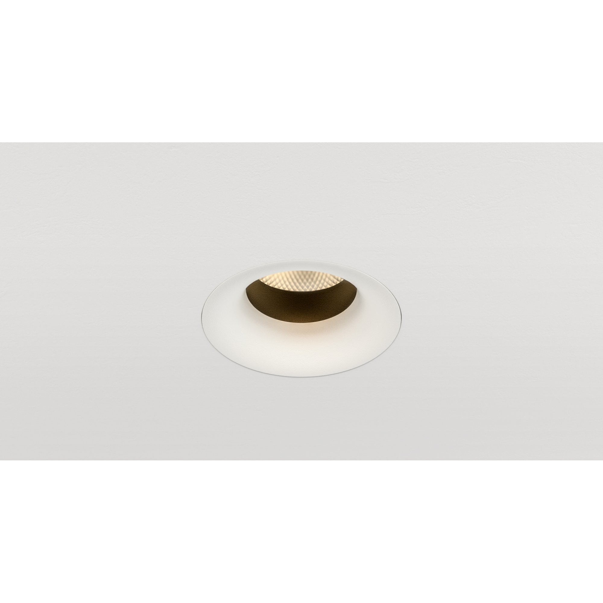 Orluna Camber Fixed Curved Downlight - Trimless All Purpose Use