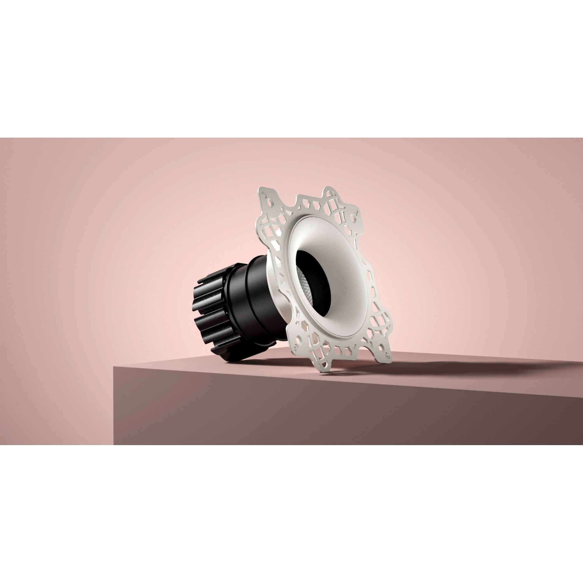 Orluna Camber Fixed Curved Downlight - Trimless All Purpose Use