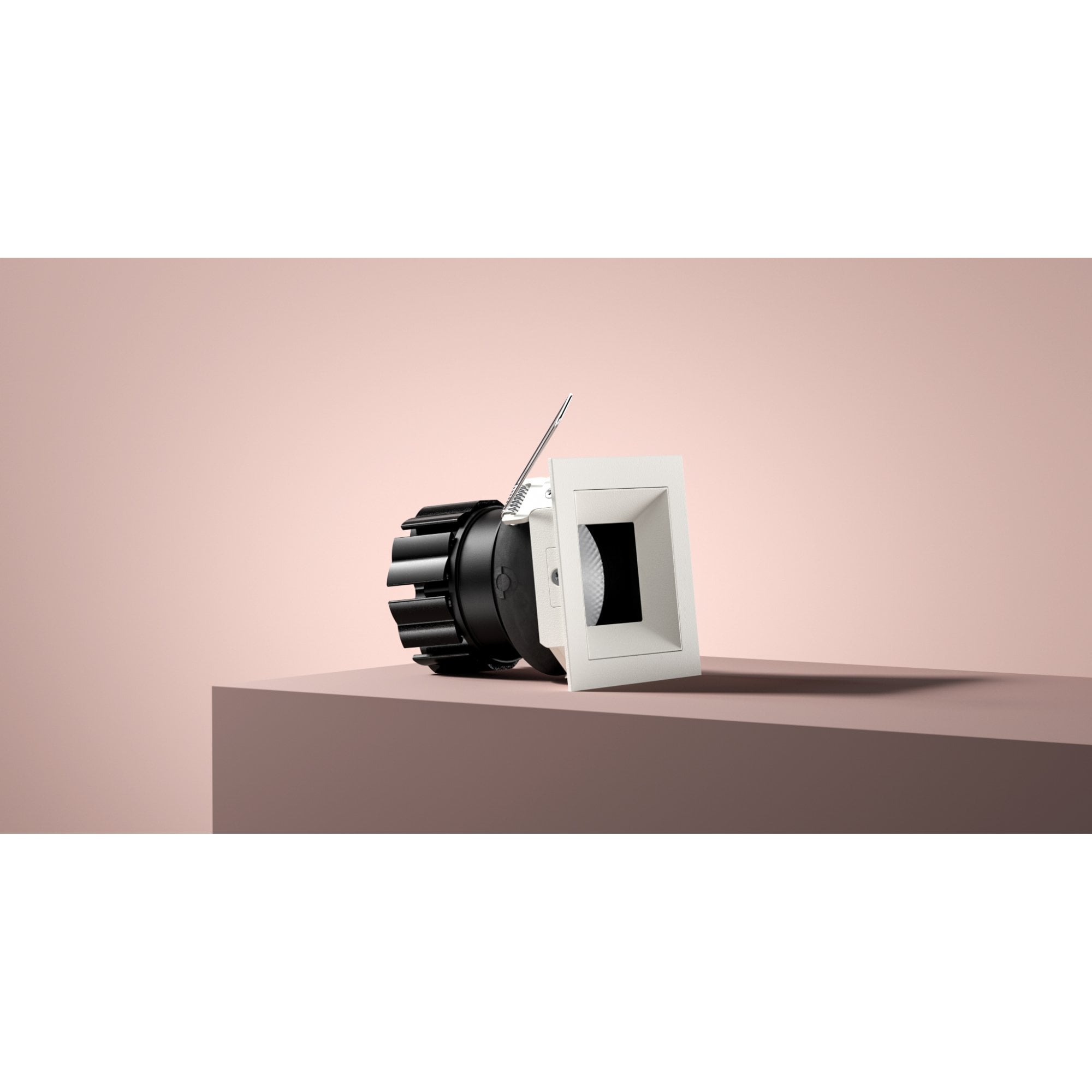 Orluna Riva Adjustable Square Downlight - All White