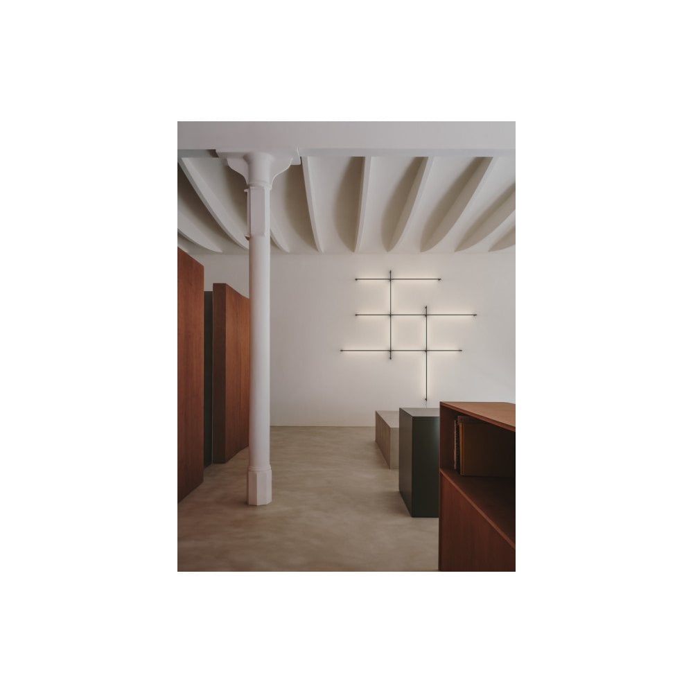 LedsC4 Tubs Modular Reticle Wall Light - Black