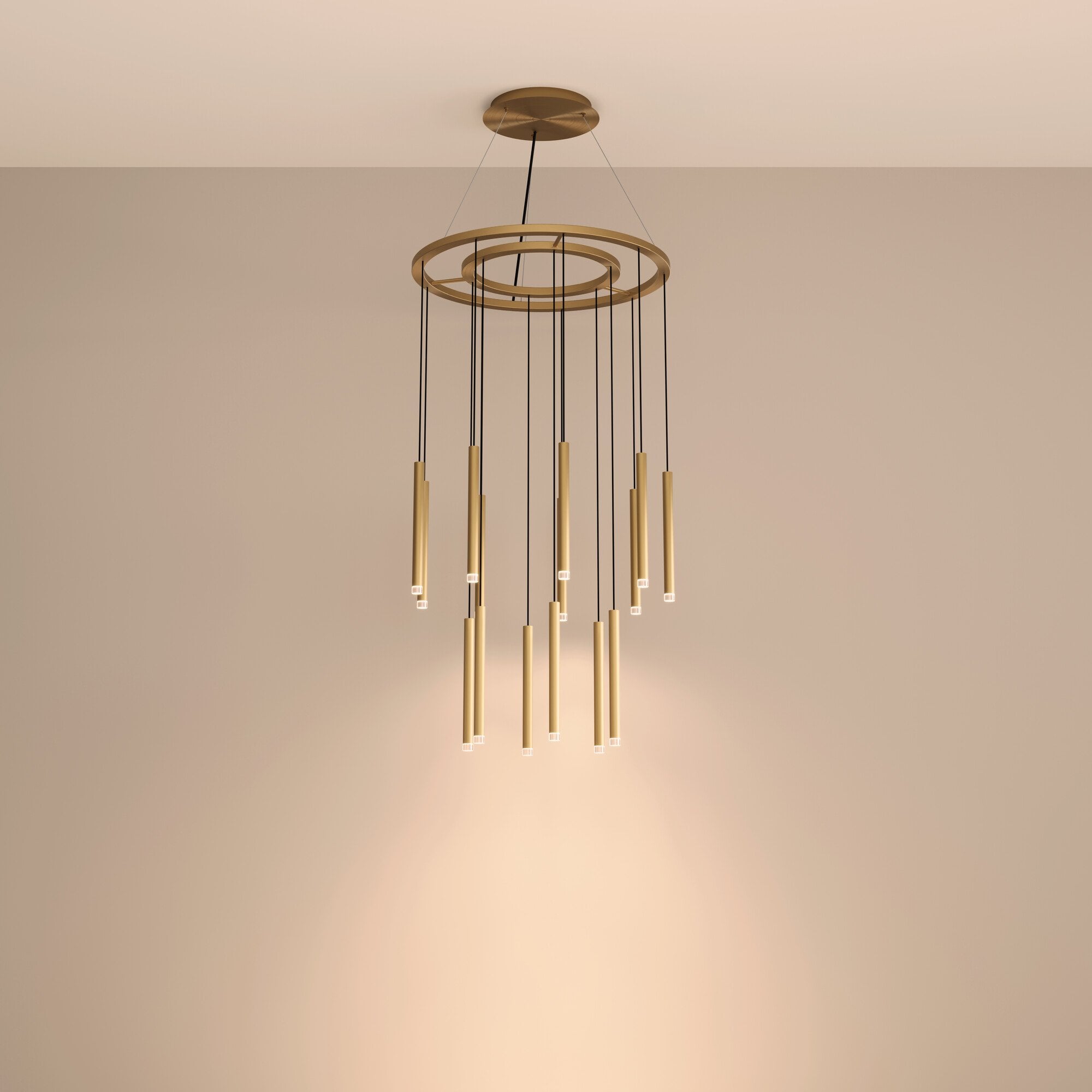 LedsC4 Candle 15 Light Chandelier