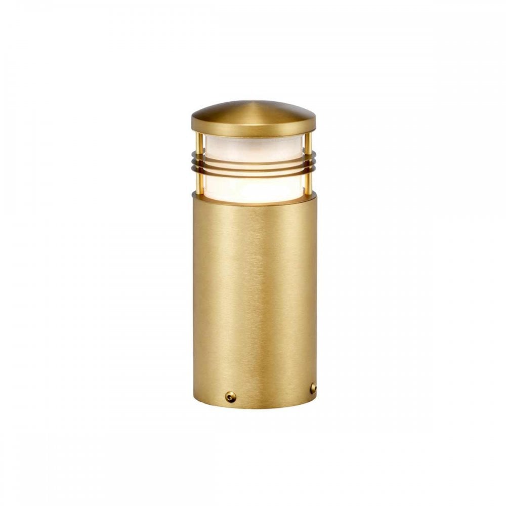 Elstead Newbrighton Single Bollard 250mm - Antique Brass
