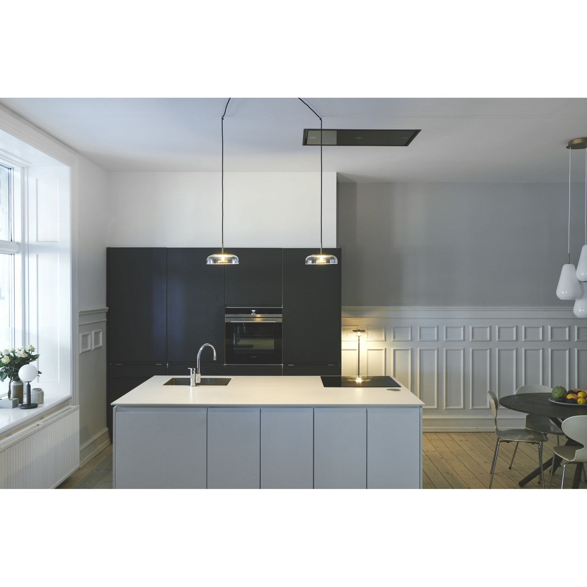 Nuura Blossi 1 Light Pendant - Nordic Gold & Clear Glass