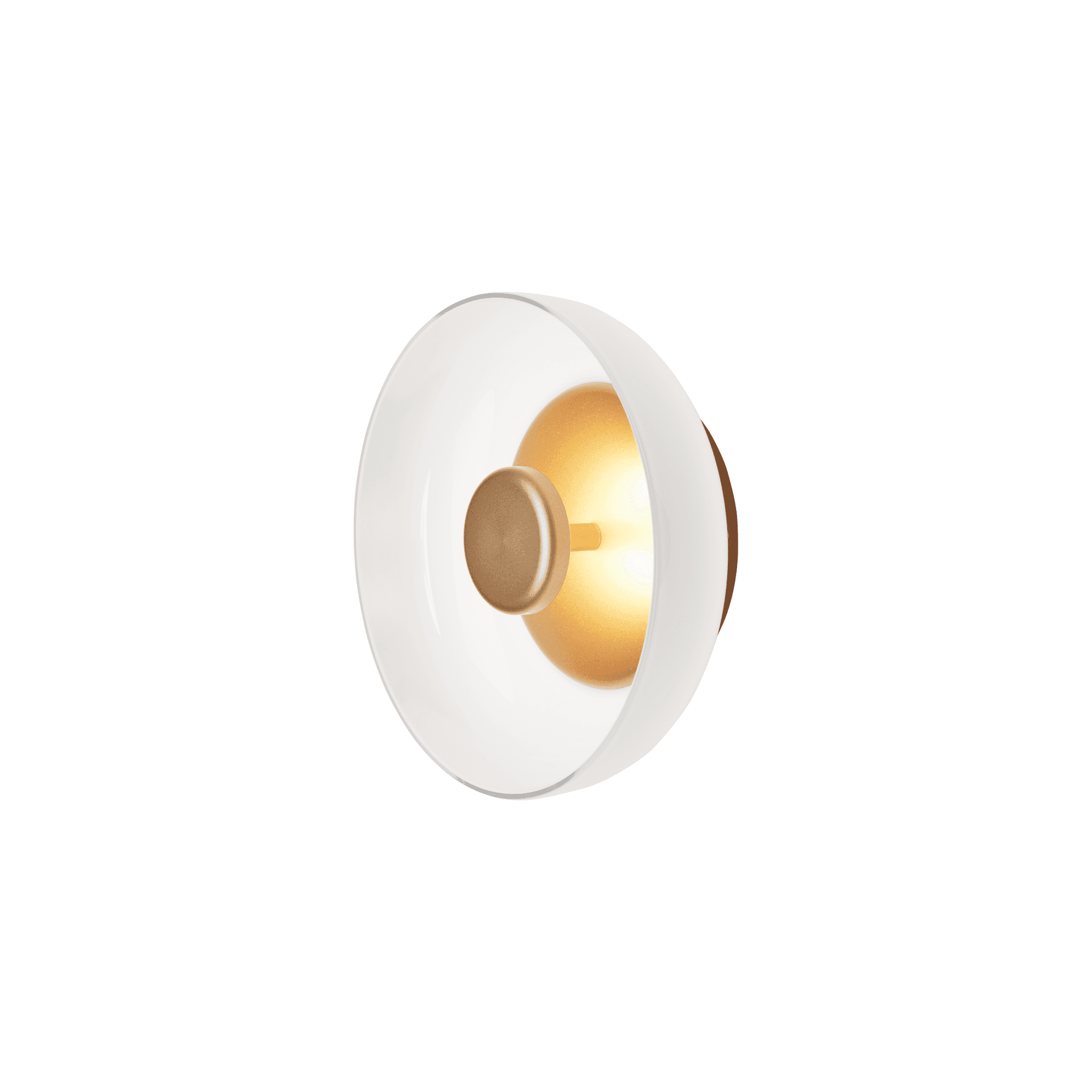 Nuura Blossi Wall Light - Nordic Gold & Opal Glass