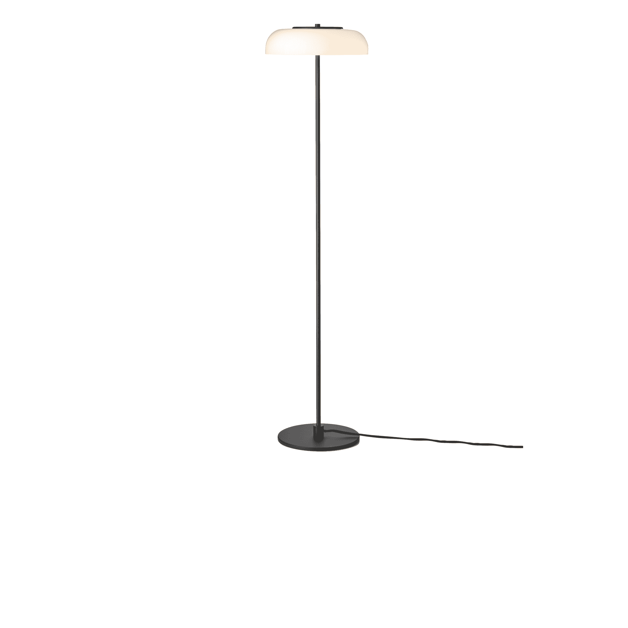 Nuura Blossi Floor Lamp - Black & Opal Glass