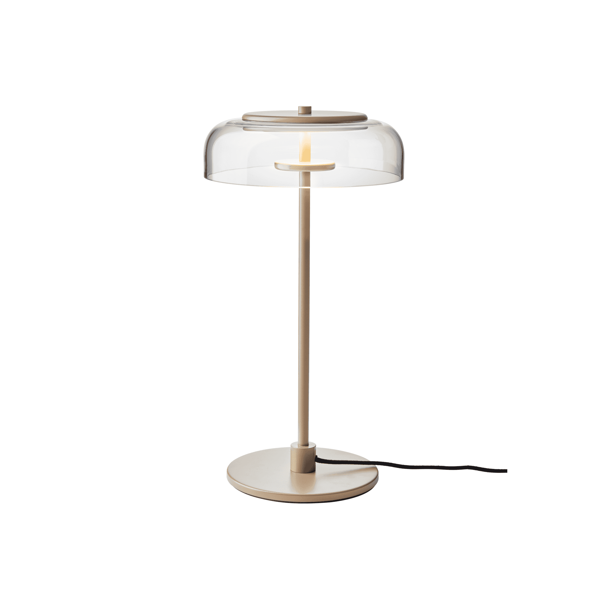 Nuura Blossi Table Lamp - Nordic Gold & Clear Glass