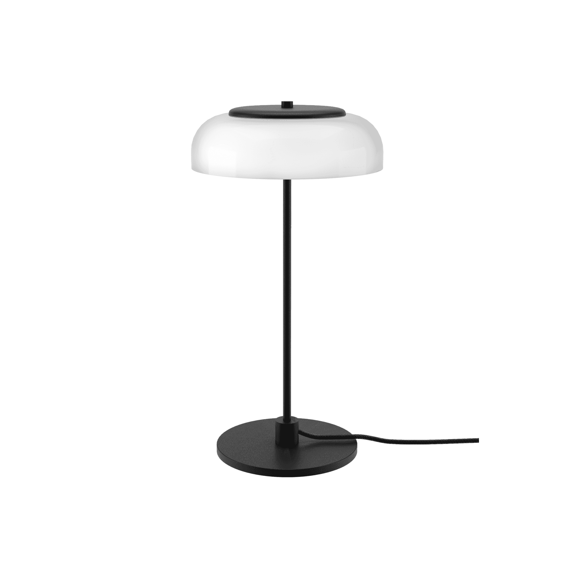 Nuura Blossi Table Lamp - Black & Opal Glass