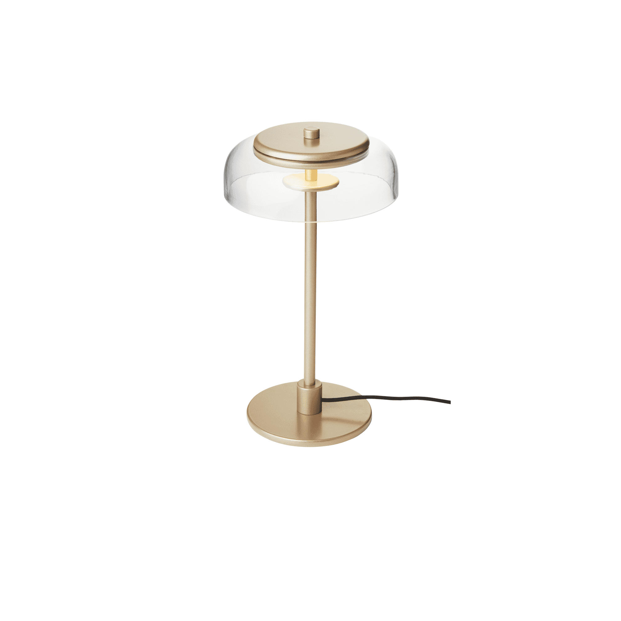 Nuura Blossi Small Table Lamp - Nordic Gold & Clear Glass