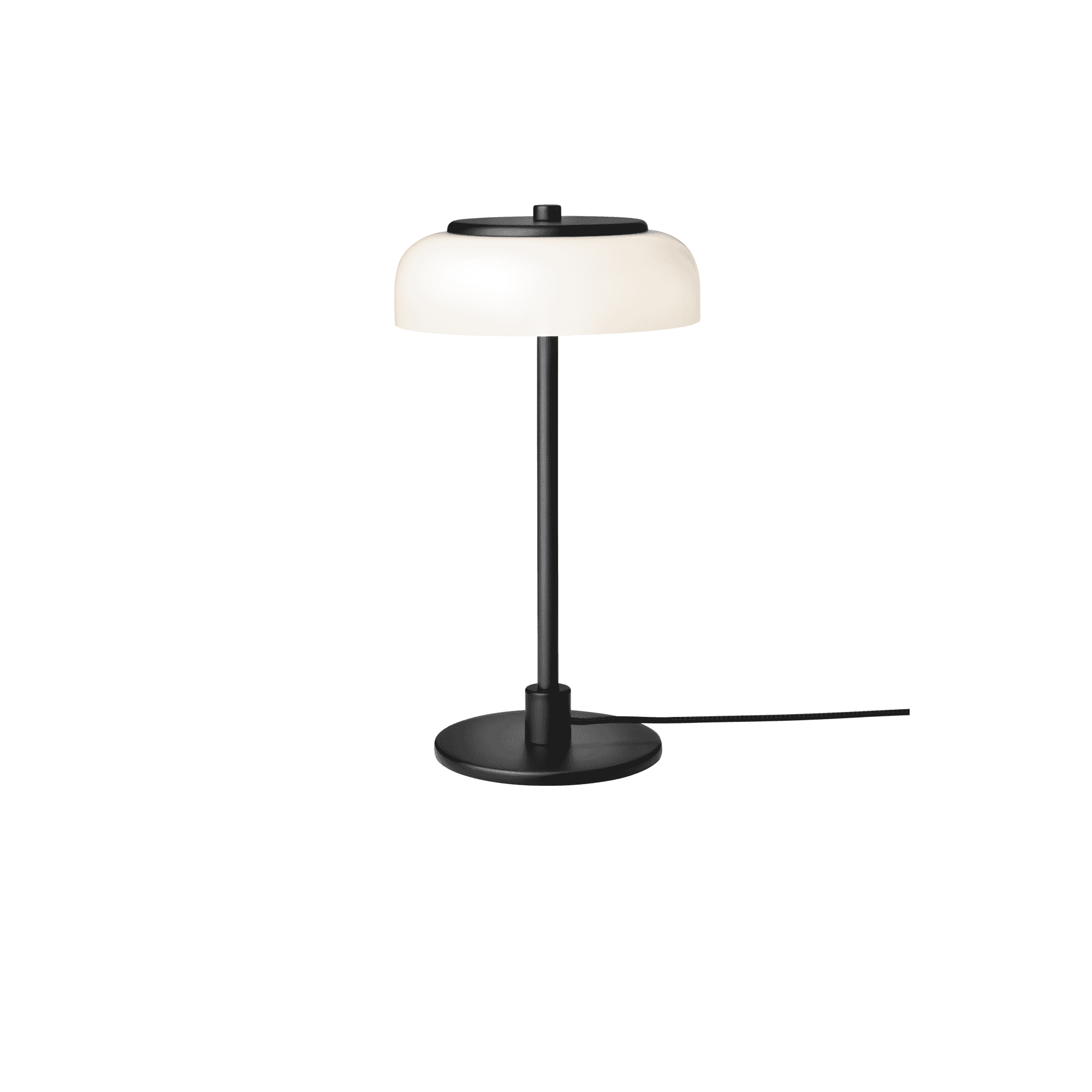 Nuura Blossi Small Table Lamp - Black & Opal Glass