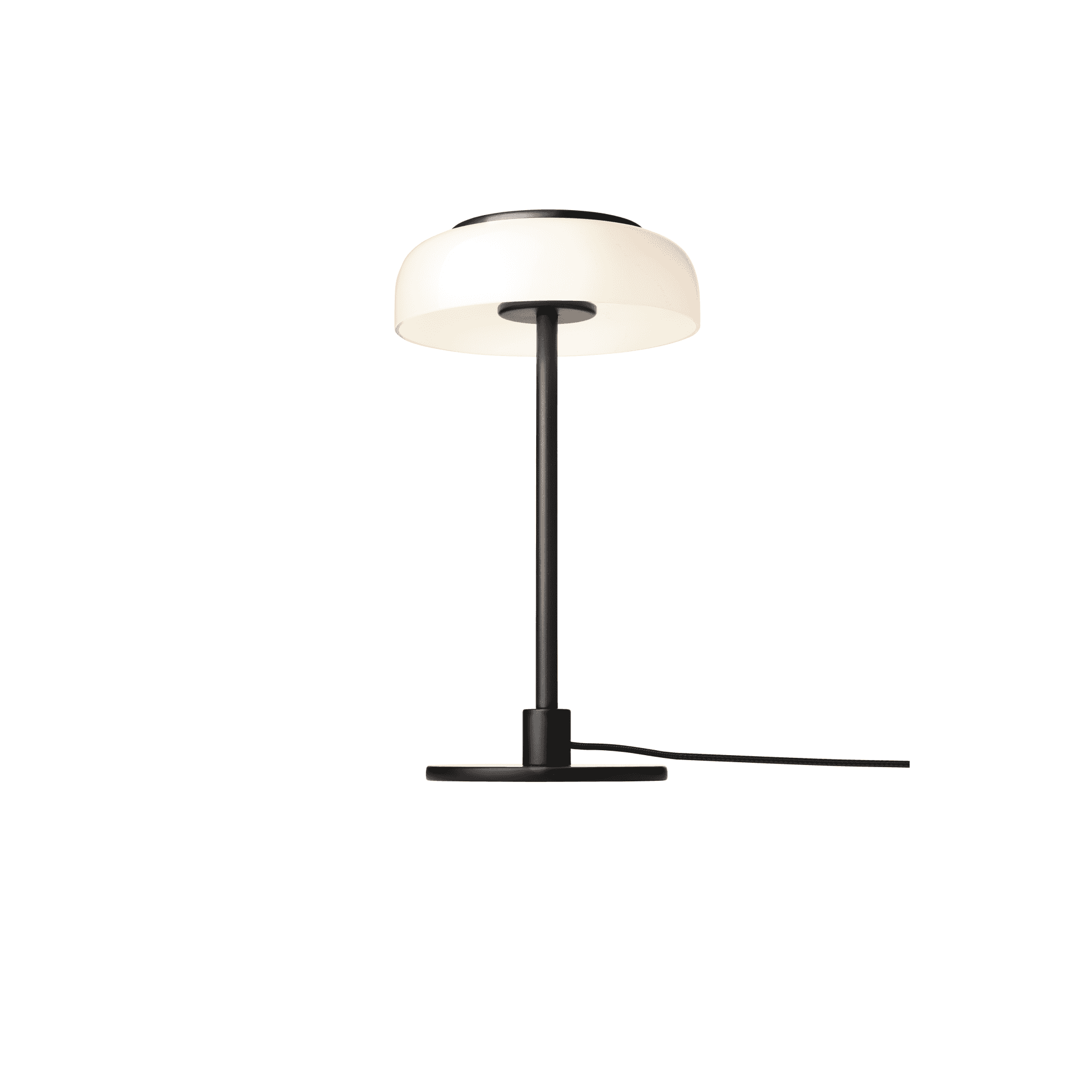 Nuura Blossi Small Table Lamp - Black & Opal Glass
