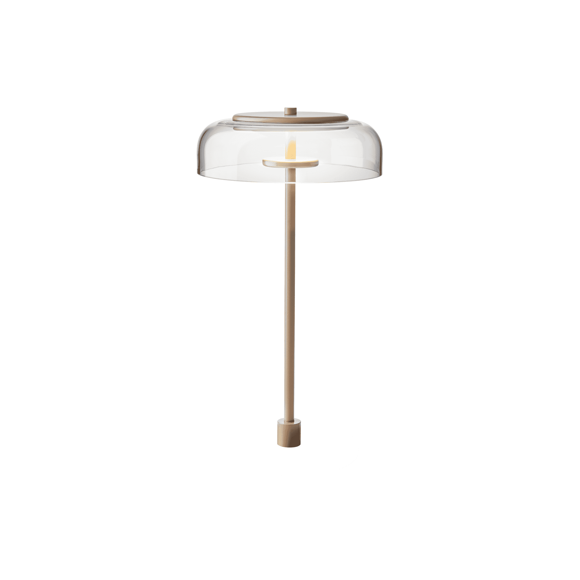 Nuura Blossi In-Set Table Lamp - Nordic Gold & Clear Glass