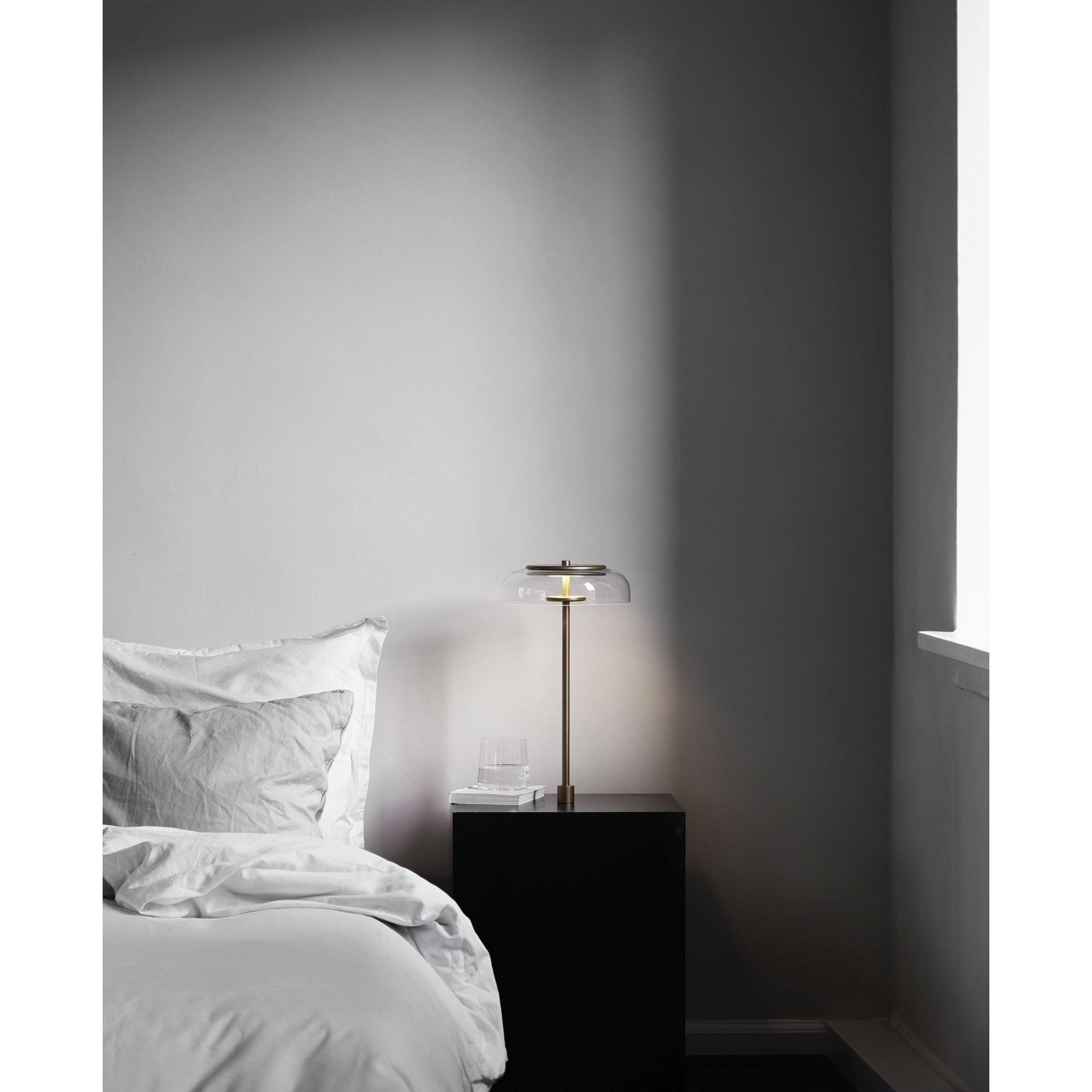 Nuura Blossi In-Set Table Lamp - Nordic Gold & Clear Glass