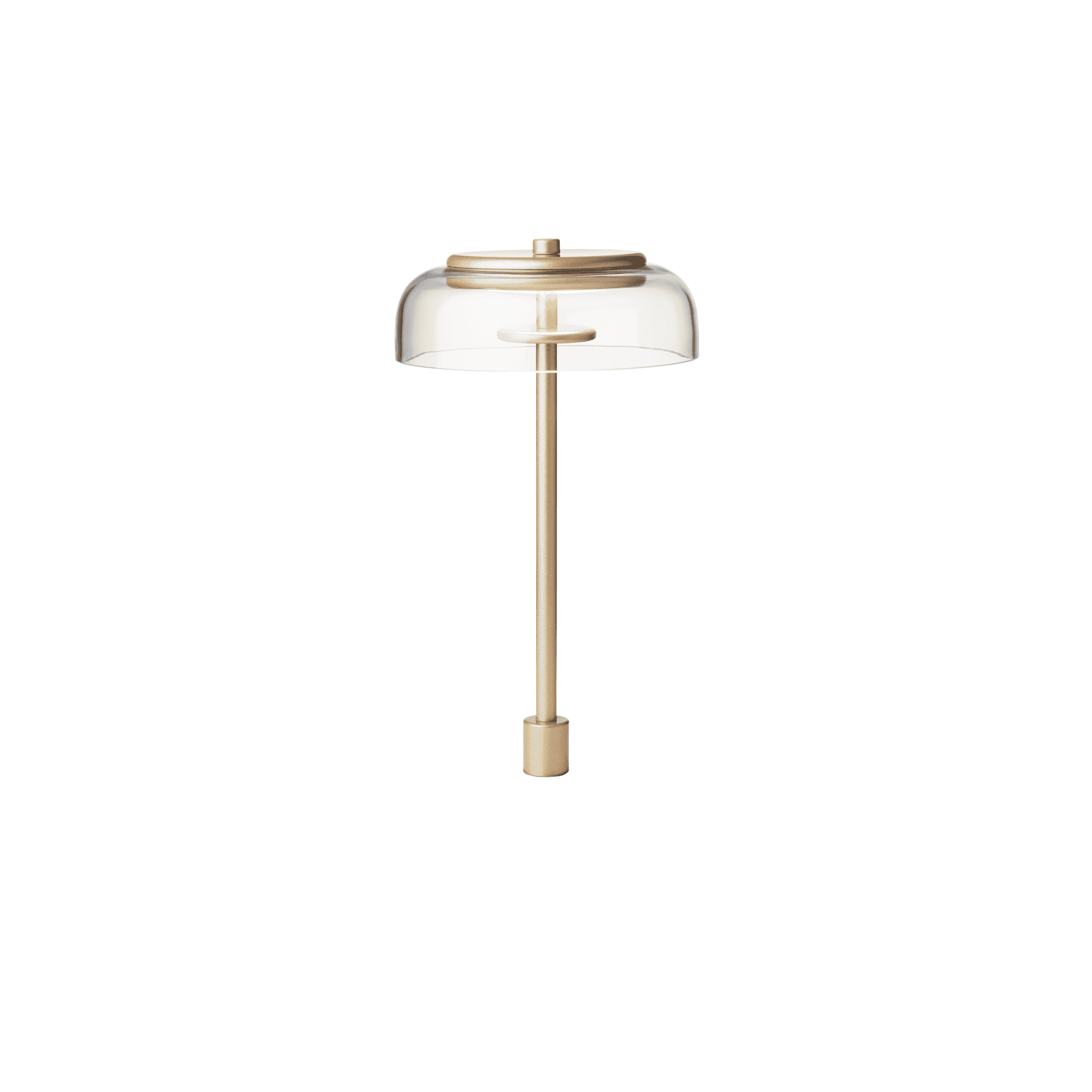 Nuura Blossi Small In-Set Table Lamp - Nordic Gold & Clear Glass