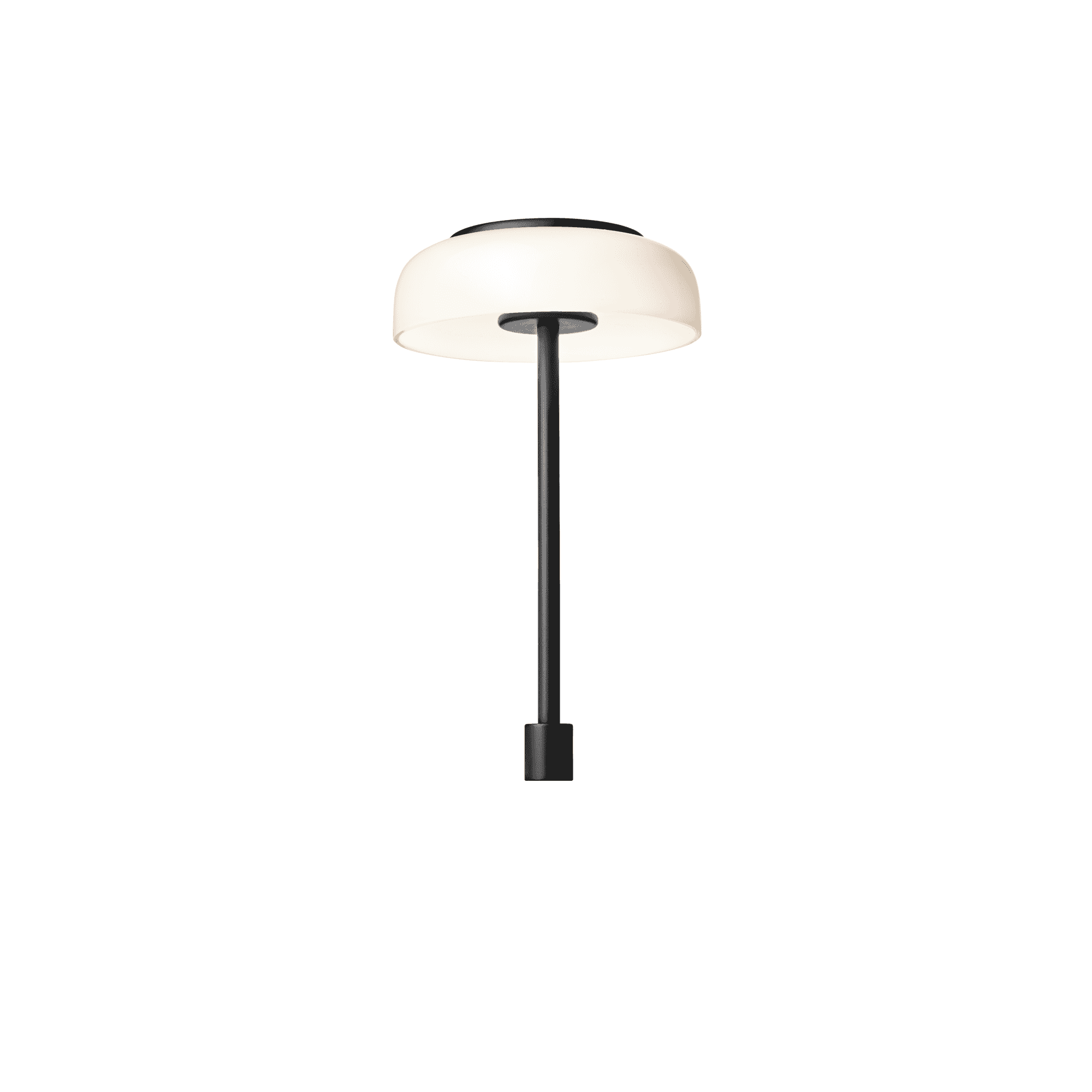 Nuura Blossi Small In-Set Table Lamp - Black & Opal Glass
