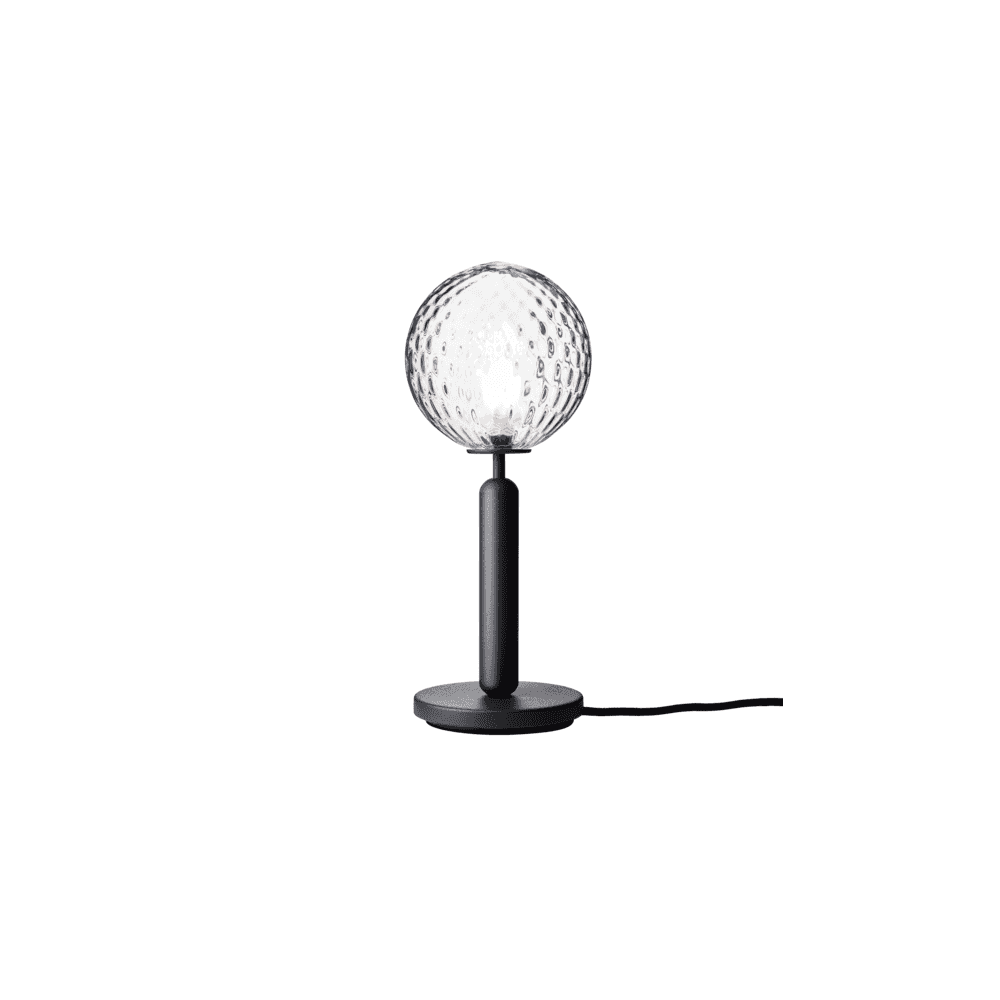 Nuura Miira Table Lamp - Rock Grey & Optic Glass