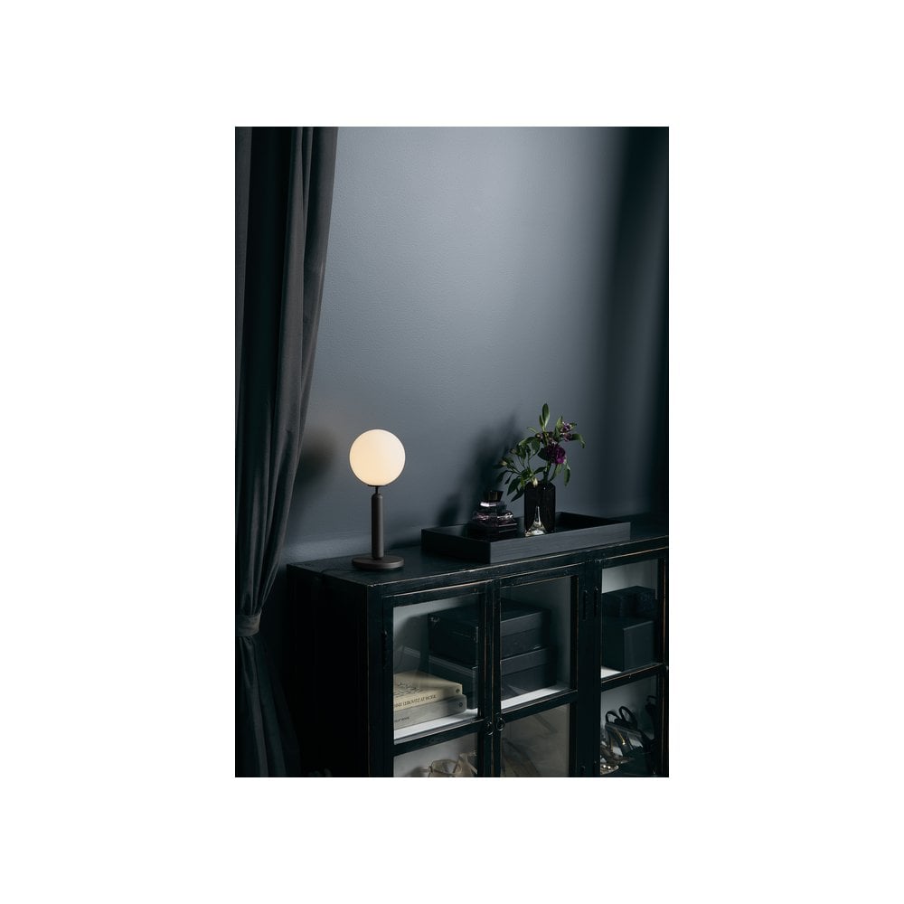 Nuura Miira Table Lamp - Rock Grey & Opal Glass