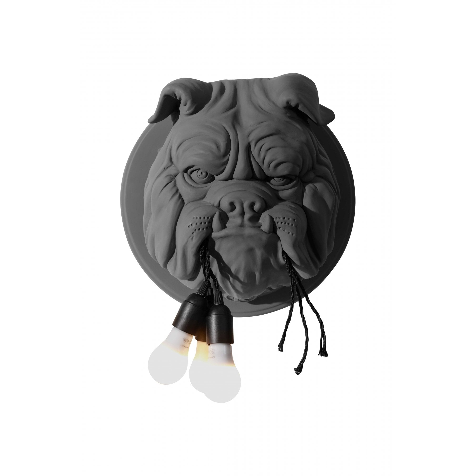 Karman Amsterdam Bulldog Wall Lamp - Matt Grey