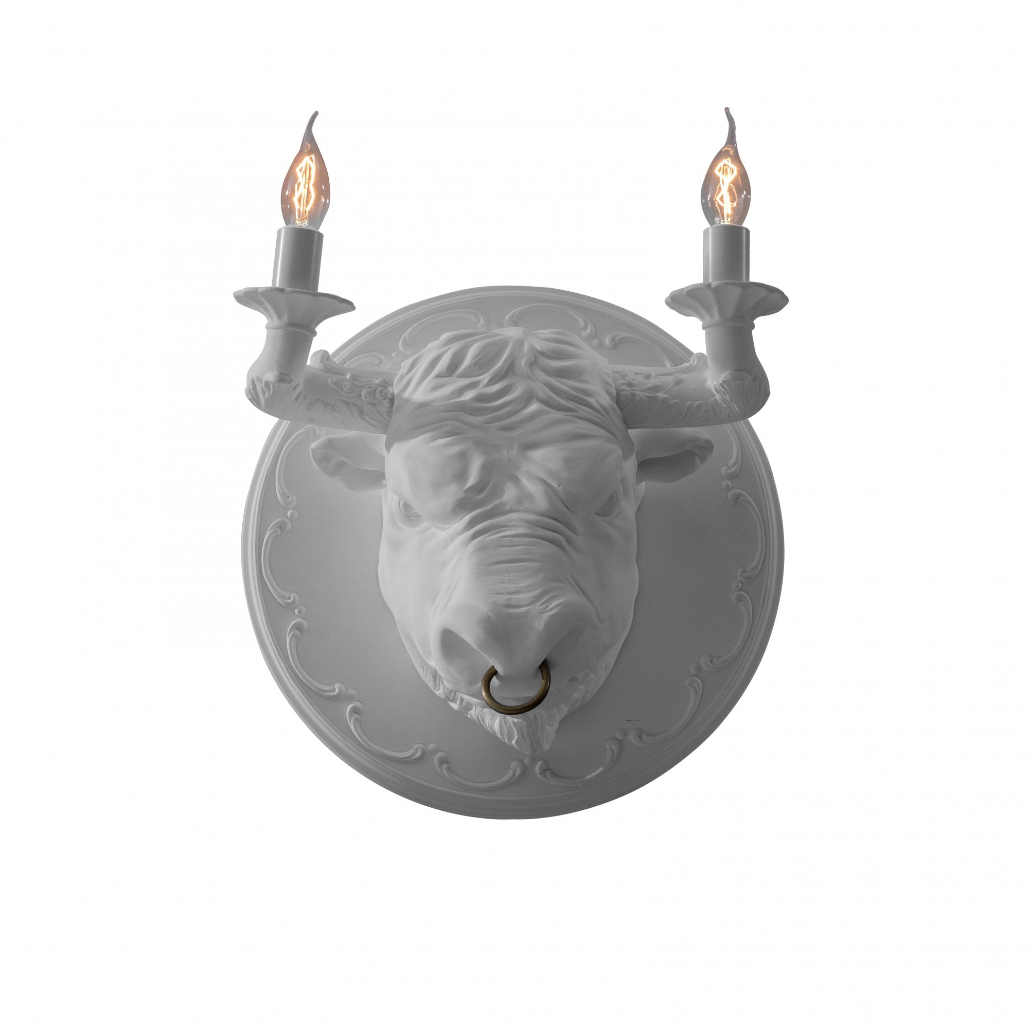 Karman Corrado Bull Wall Lamp - Matt White