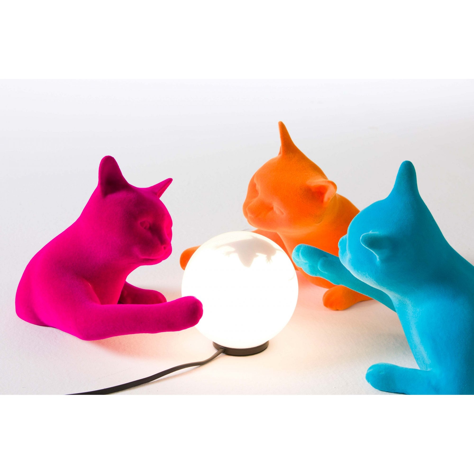 Karman Maoo Cat Sphere Table Lamp - Frosted Glass - Sphere Only