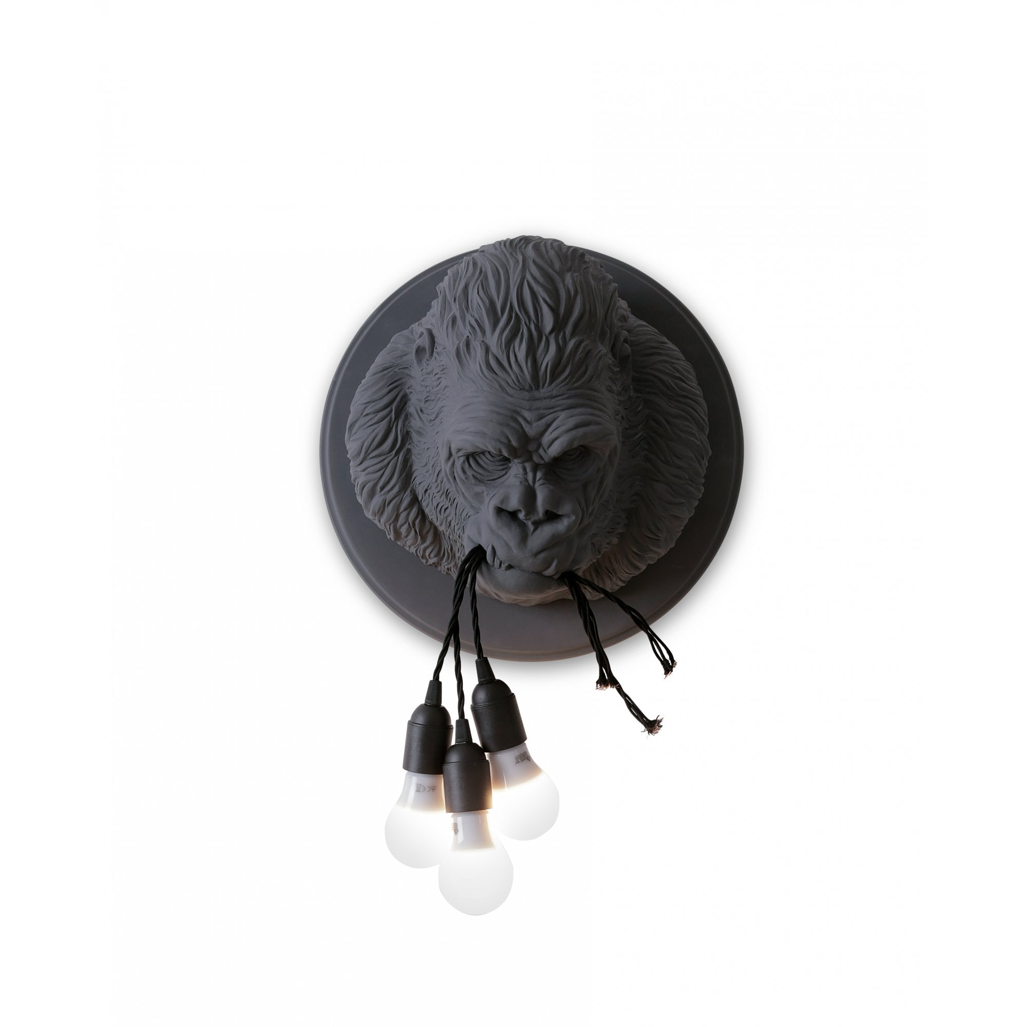 Karman Ugo Rilla Gorilla Wall Lamp - Grey Ceramic