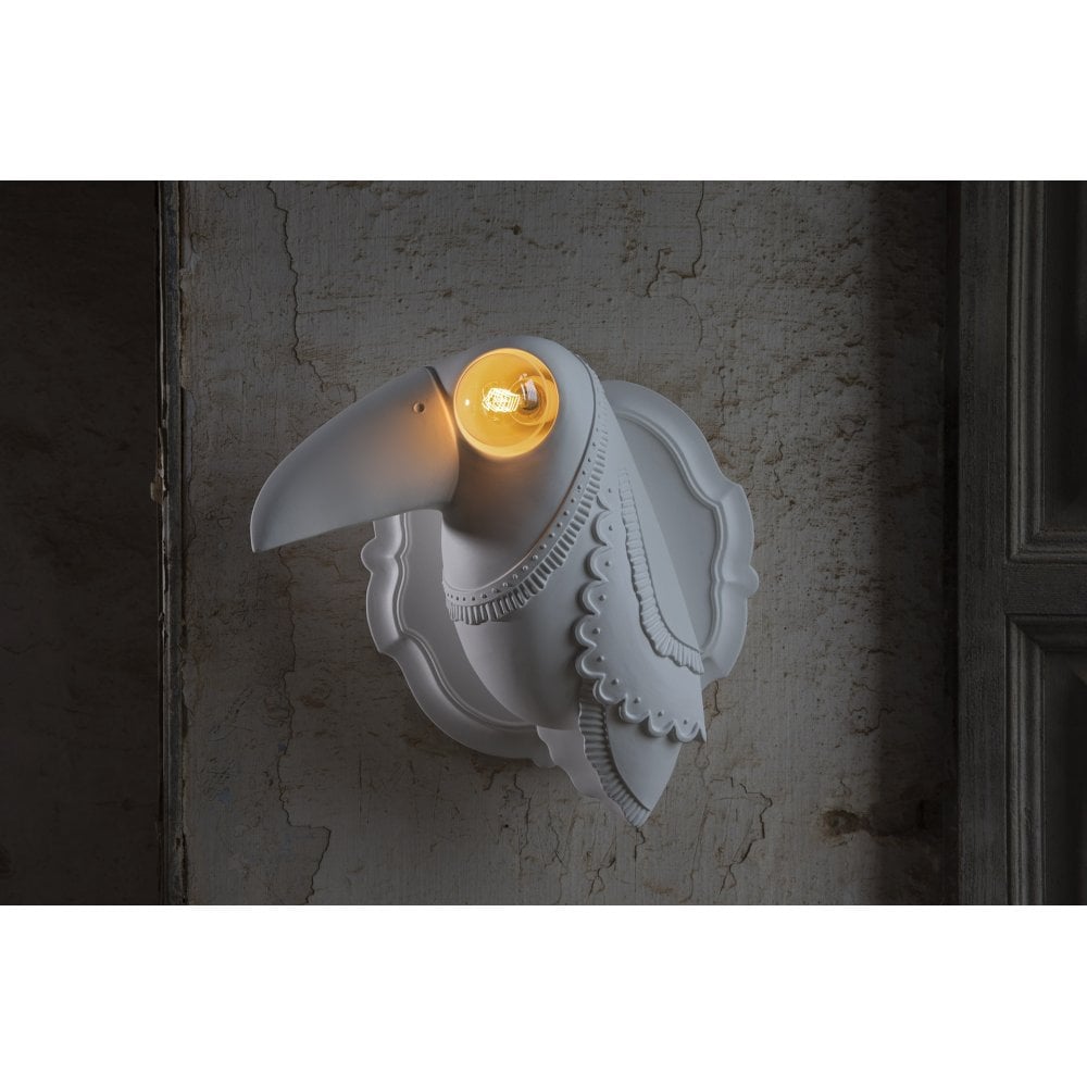 Karman Cubano Toucan Wall Lamp - White