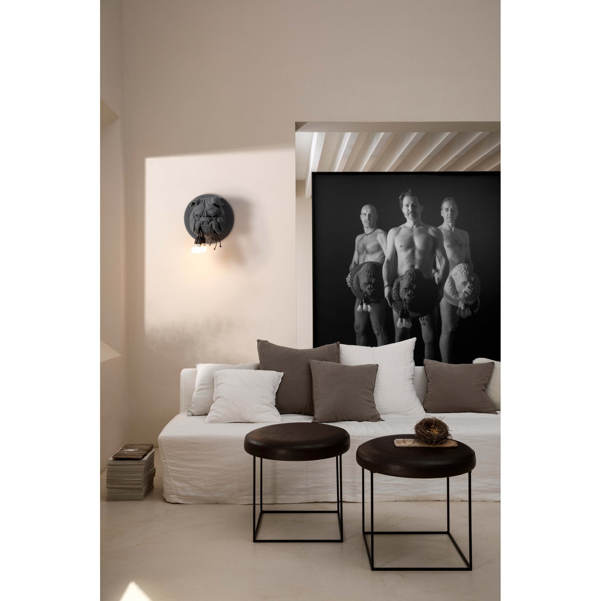 Karman Amsterdam Bulldog Wall Lamp - Matt Grey