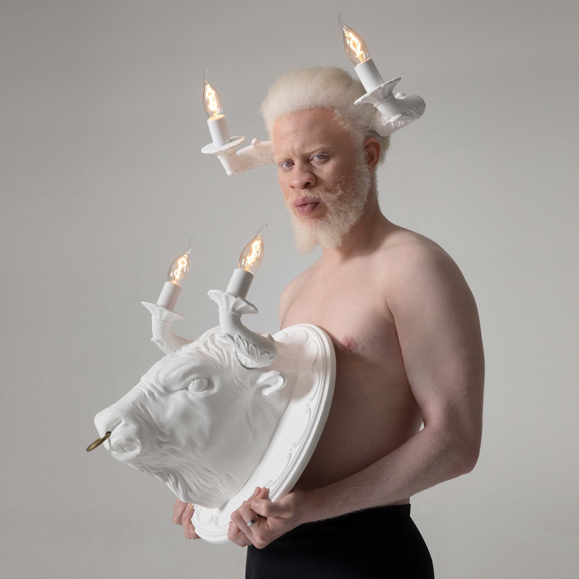 Karman Corrado Bull Wall Lamp - Matt White