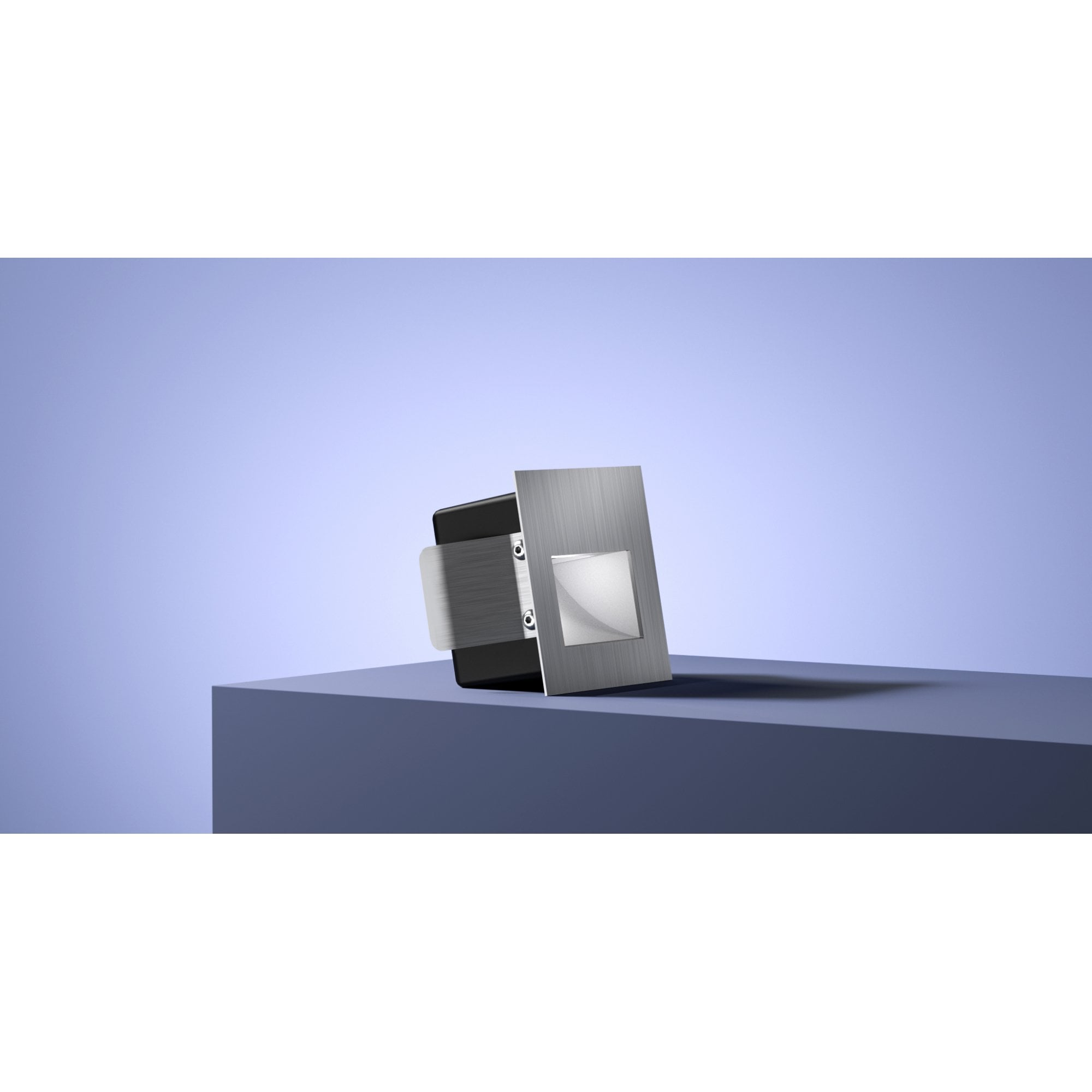 Orluna Vio Square Fixed Floor Washer - Ideal for Stairs & Walls