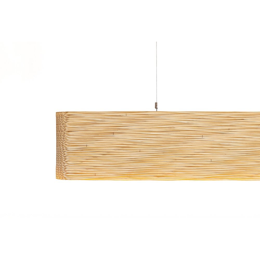 Graypants Scraplights Hewn 48 - 8 Linear Pendant - Direct/Indirect Light - Single Circuit - Blonde