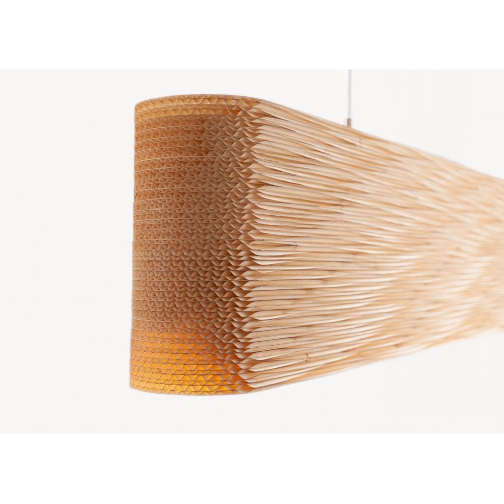 Graypants Scraplights Hewn 48 - 8 Linear Pendant - Direct/Indirect Light - Single Circuit - Blonde