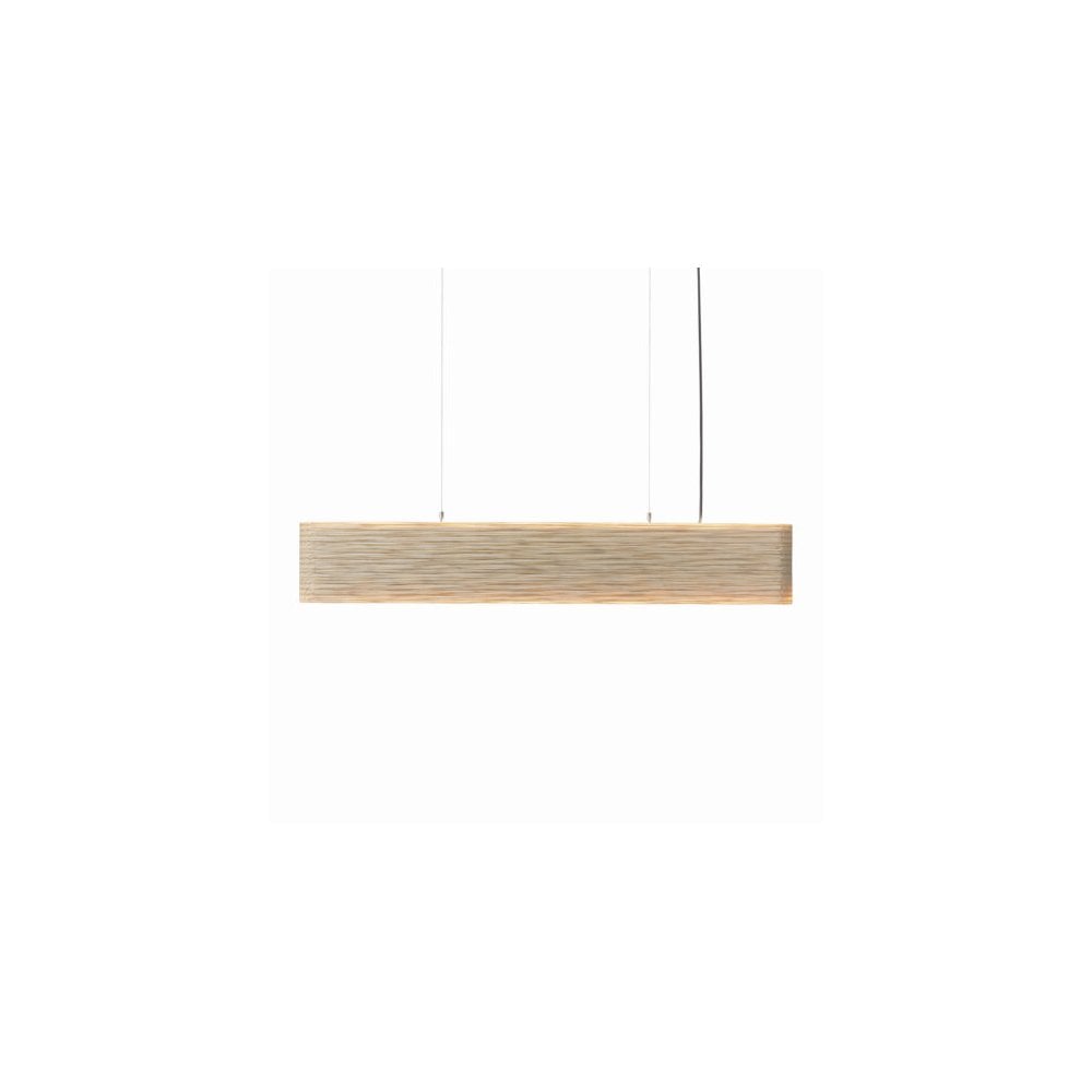 Graypants Scraplights Hewn 48 - 8 Linear Pendant - Direct/Indirect Light - Dual Circuit - Blonde