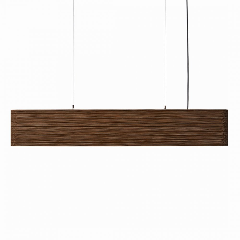 Graypants Scraplights Hewn 48 - 8 Linear Pendant - Direct/Indirect Light - Dual Circuit - Natural